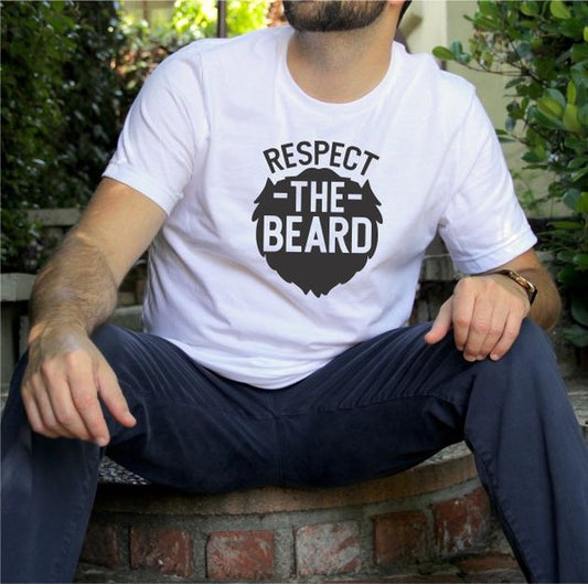 Respect the Beard Mens Tee Shirt