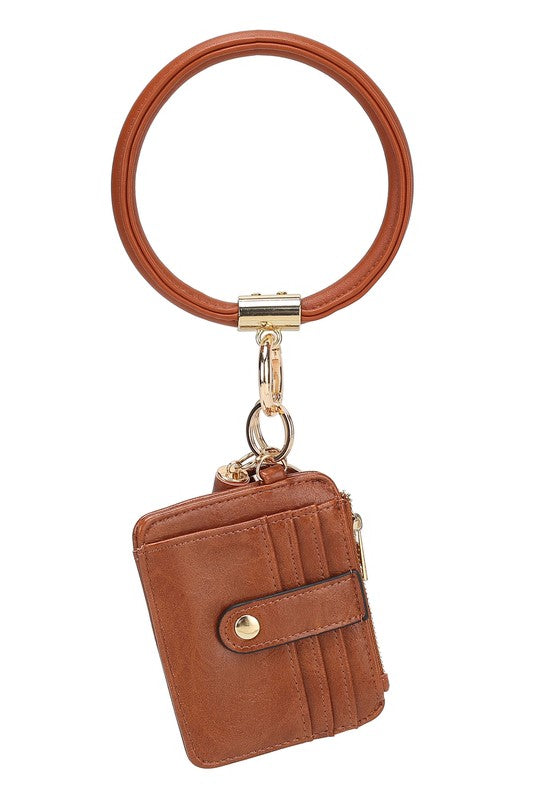 MKF Collection Vegan Leather Bracelet Keychain
