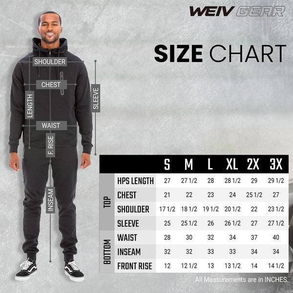 Weiv Mens Dynamic Active Tech Suit Sweat Jacket Pants