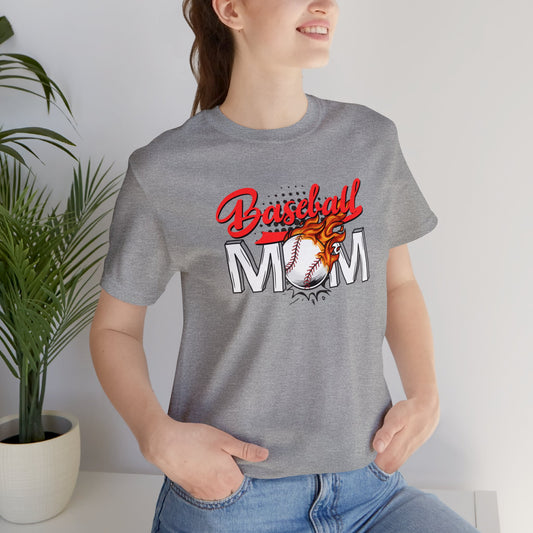 Baseball Mom Shirt, Baseball Shirt Jersey Short Sleeve Tee