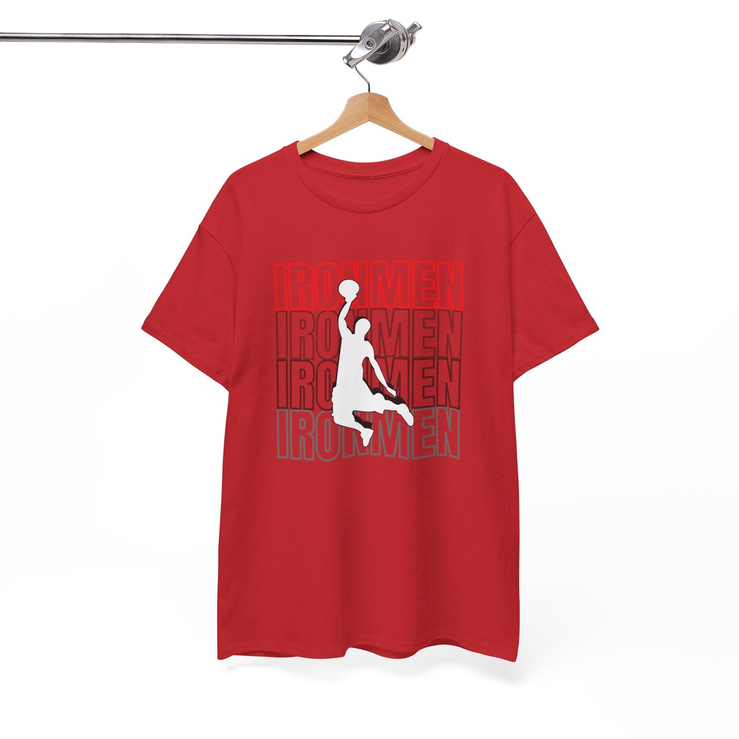 Ironmen Basketball Shirt Unisex Cotton Tee Basketball Shirt