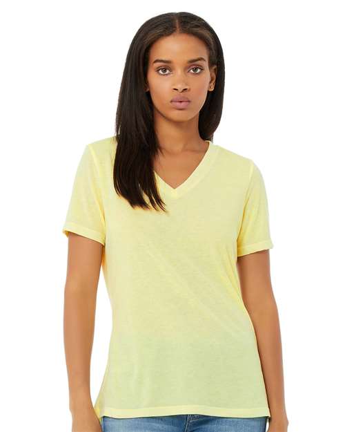 Women's Relaxed Triblend Short Sleeve V-Neck Tee