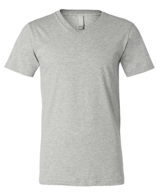 Heather CVC V-Neck Tee