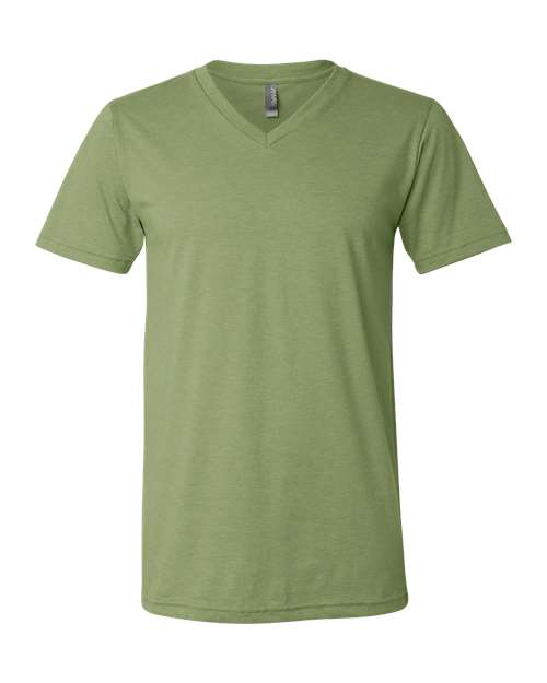 Heather CVC V-Neck Tee