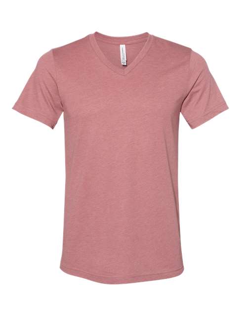 Heather CVC V-Neck Tee