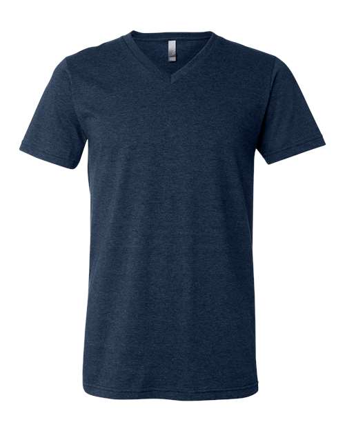 Heather CVC V-Neck Tee