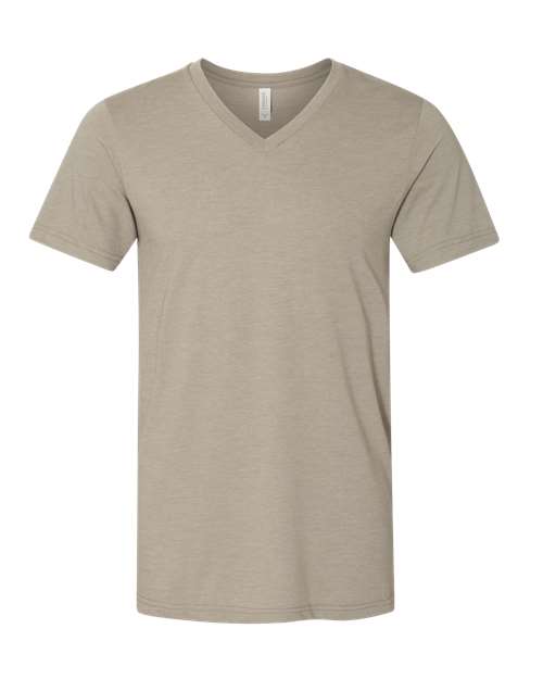 Heather CVC V-Neck Tee