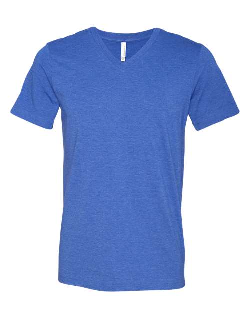 Heather CVC V-Neck Tee