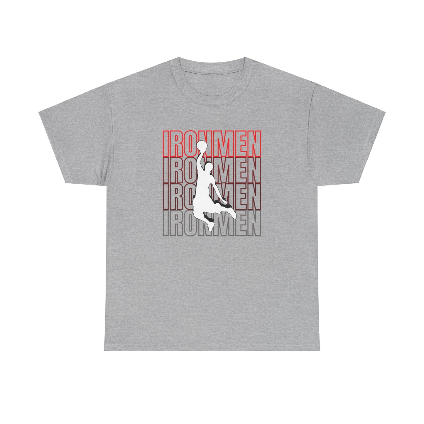 Ironmen Basketball Shirt Unisex Cotton Tee Basketball Shirt