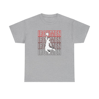 Ironmen Basketball Shirt Unisex Cotton Tee Basketball Shirt