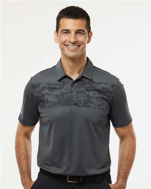 Camo Chest Print Polo