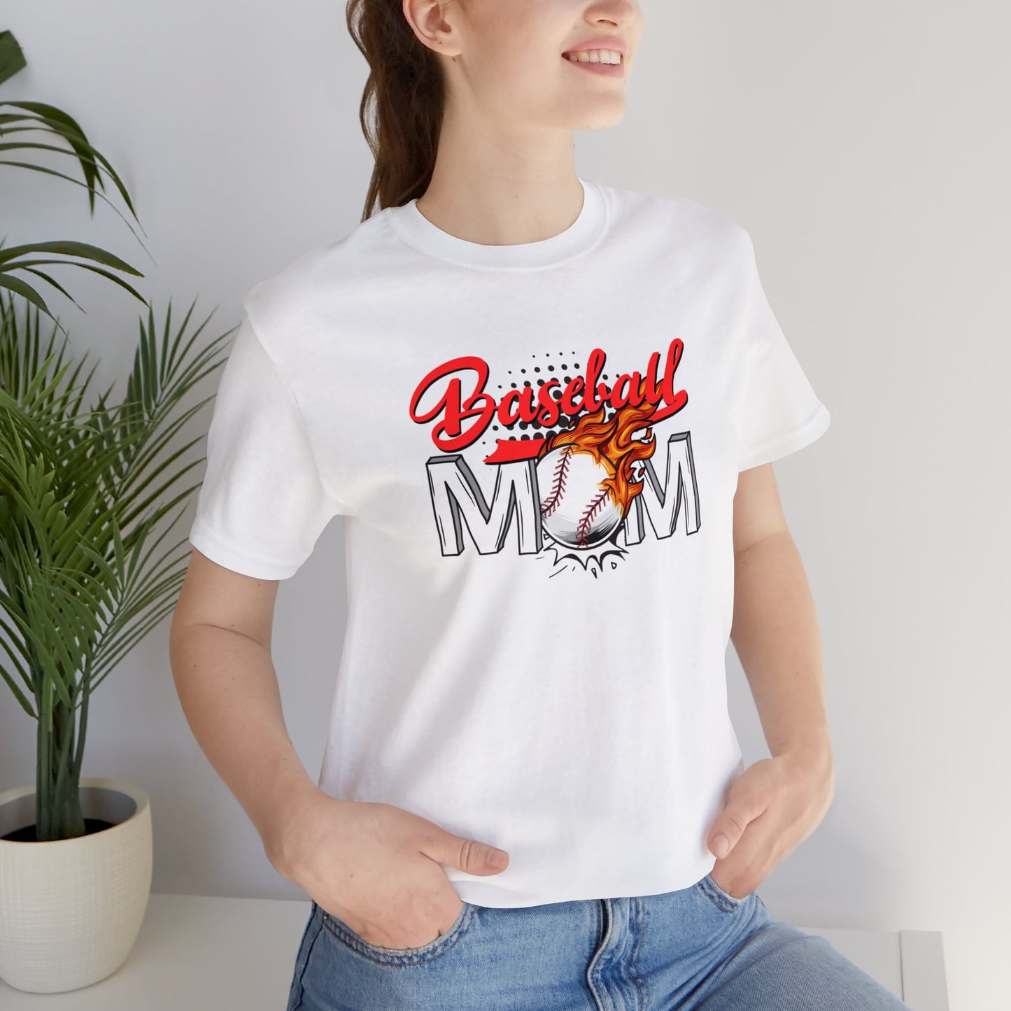 Baseball Mom Shirt, Baseball Shirt Jersey Short Sleeve Tee