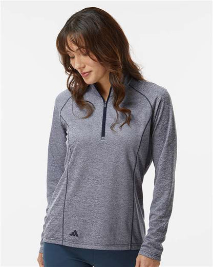 Adidas Women's Space Dyed Quarter-Zip Pullover