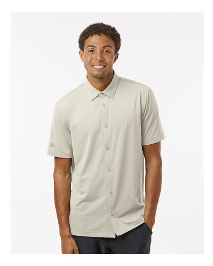 Adidas Button Down Short Sleeve Shirt