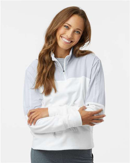 Adidas Women's Fleece Quarter-Zip Pullover