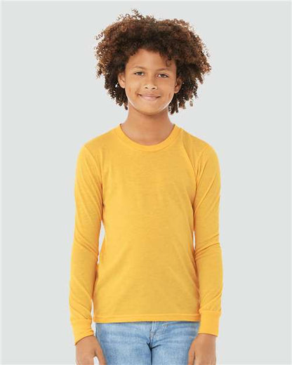 Youth Heather CVC Long Sleeve Tee