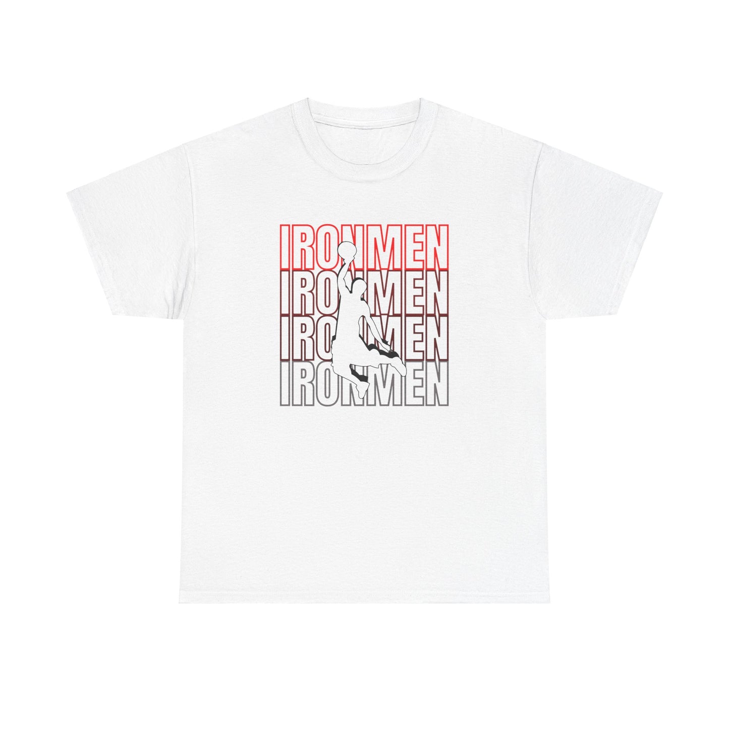 Ironmen Basketball Shirt Unisex Cotton Tee Basketball Shirt