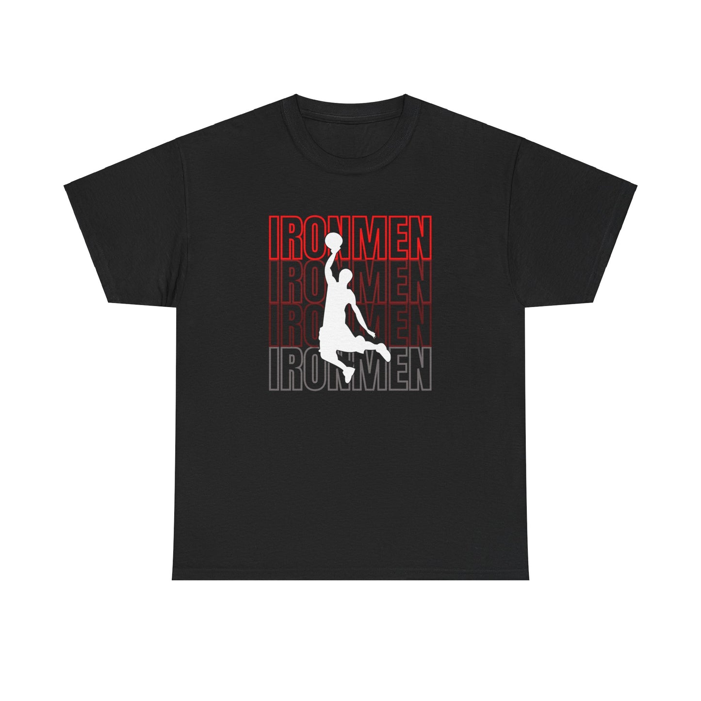 Ironmen Basketball Shirt Unisex Cotton Tee Basketball Shirt