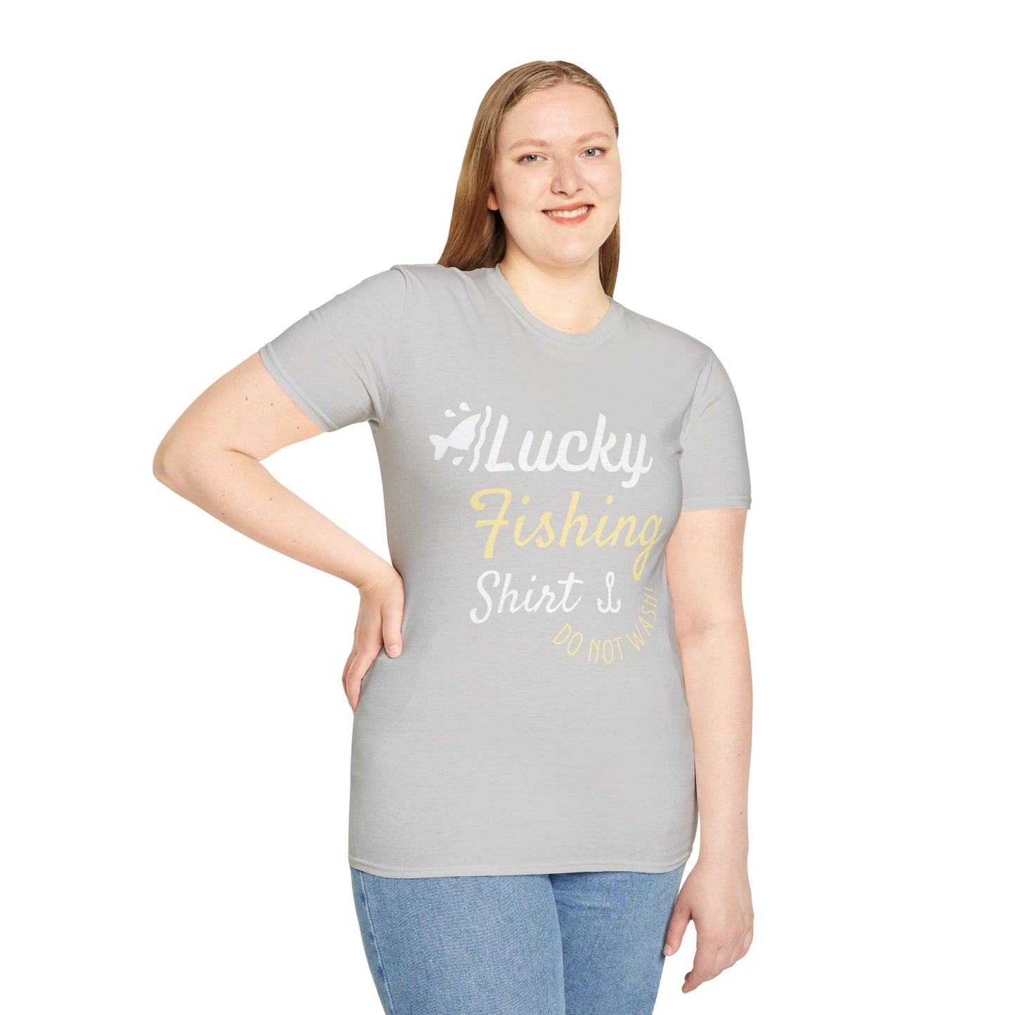 Lucky Fishing Shirt Unisex Softstyle T-Shirt