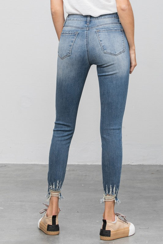 Insane Gene HIGH STRETCH MID RISE SKINNY JEANS