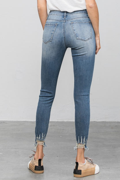 Insane Gene HIGH STRETCH MID RISE SKINNY JEANS