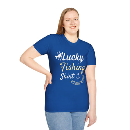 Lucky Fishing Shirt Unisex Softstyle T-Shirt