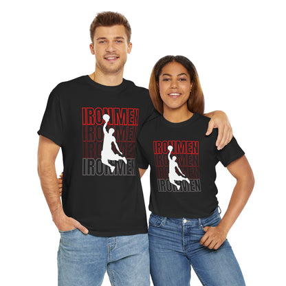 Ironmen Basketball Shirt Unisex Cotton Tee Basketball Shirt