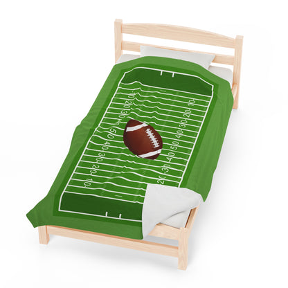 Football Blanket Velveteen Plush Blanket Cozy Blanket