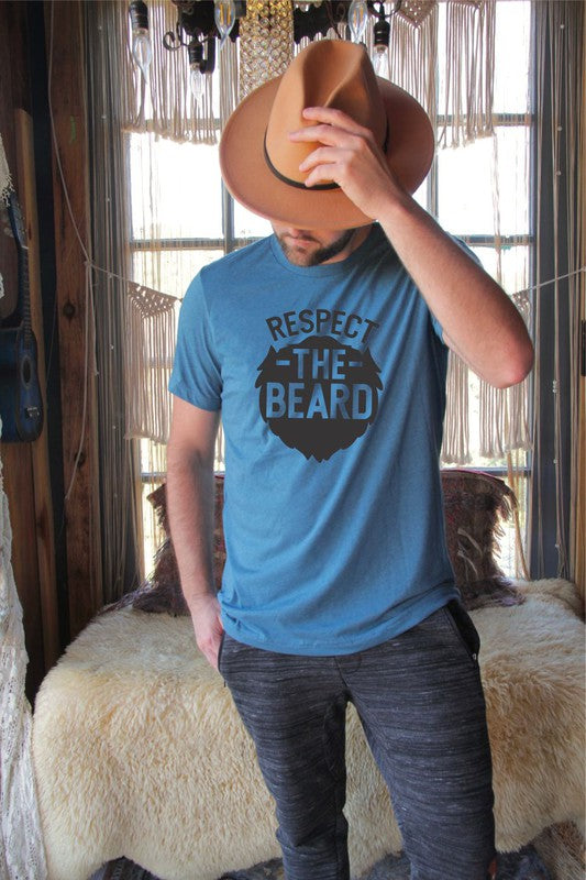 Respect the Beard Mens Tee Shirt