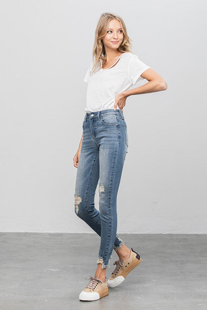 Insane Gene HIGH STRETCH MID RISE SKINNY JEANS