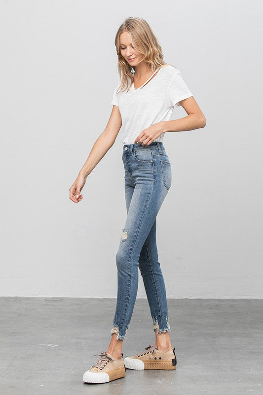 Insane Gene HIGH STRETCH MID RISE SKINNY JEANS