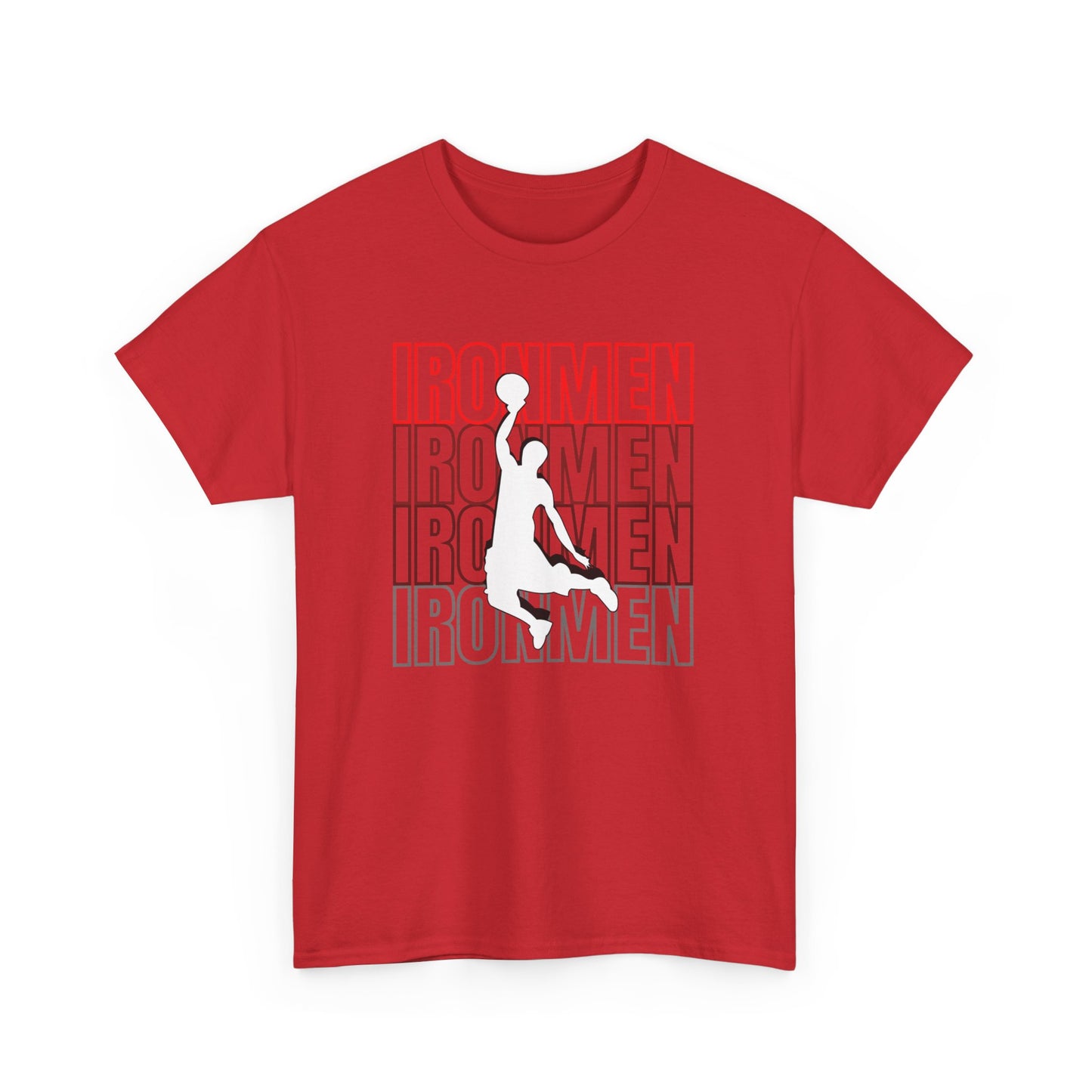 Ironmen Basketball Shirt Unisex Cotton Tee Basketball Shirt