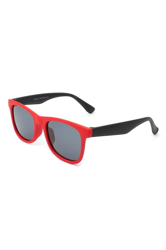 Cramilo Eyewear Children Rectangle Kids Polarized Sunglasses