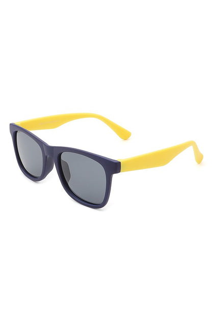 Cramilo Eyewear Children Rectangle Kids Polarized Sunglasses