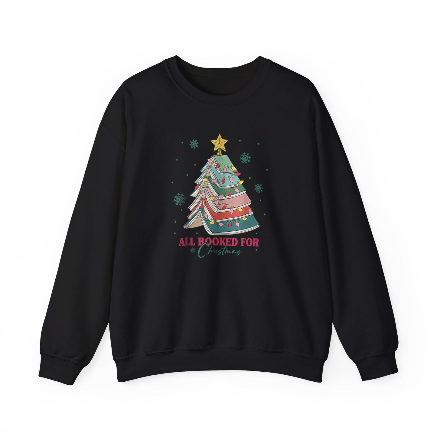 All Booked for Christmas Sweatshirt Bookworm Sweatshirt