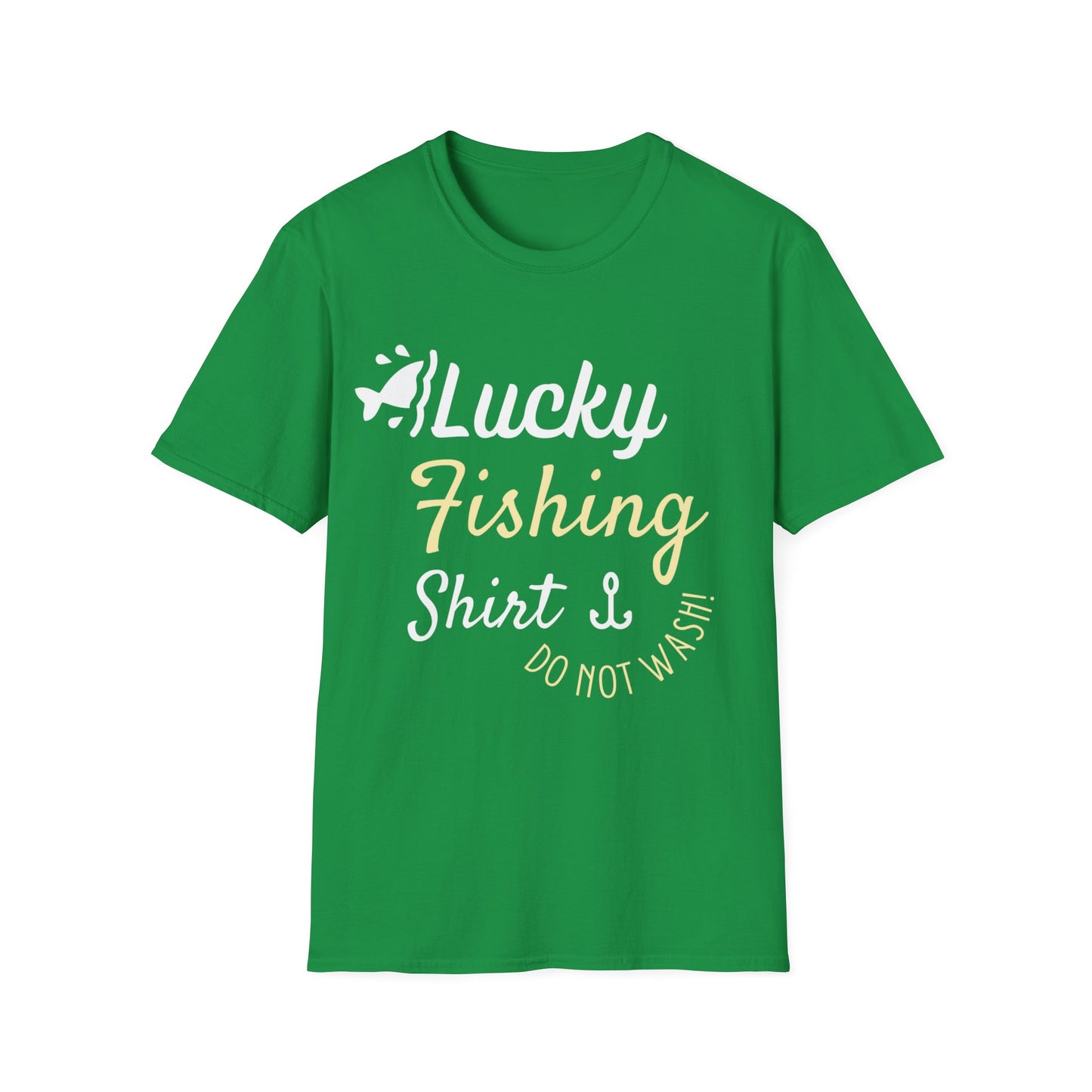 Lucky Fishing Shirt Unisex Softstyle T-Shirt