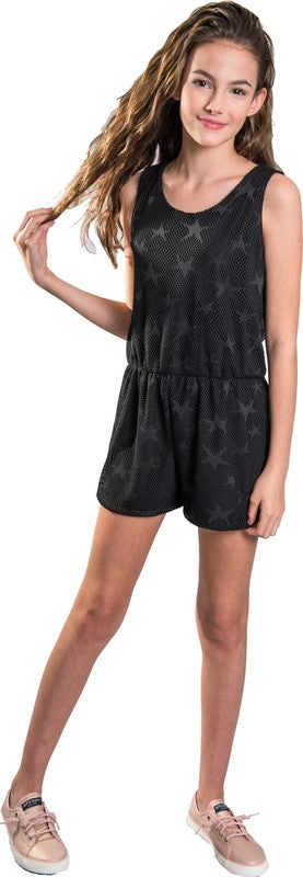 KIDS STAR LACE ROMPER