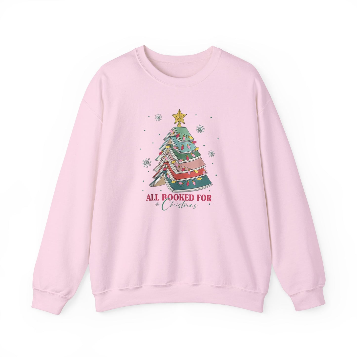 All Booked for Christmas Sweatshirt Bookworm Sweatshirt