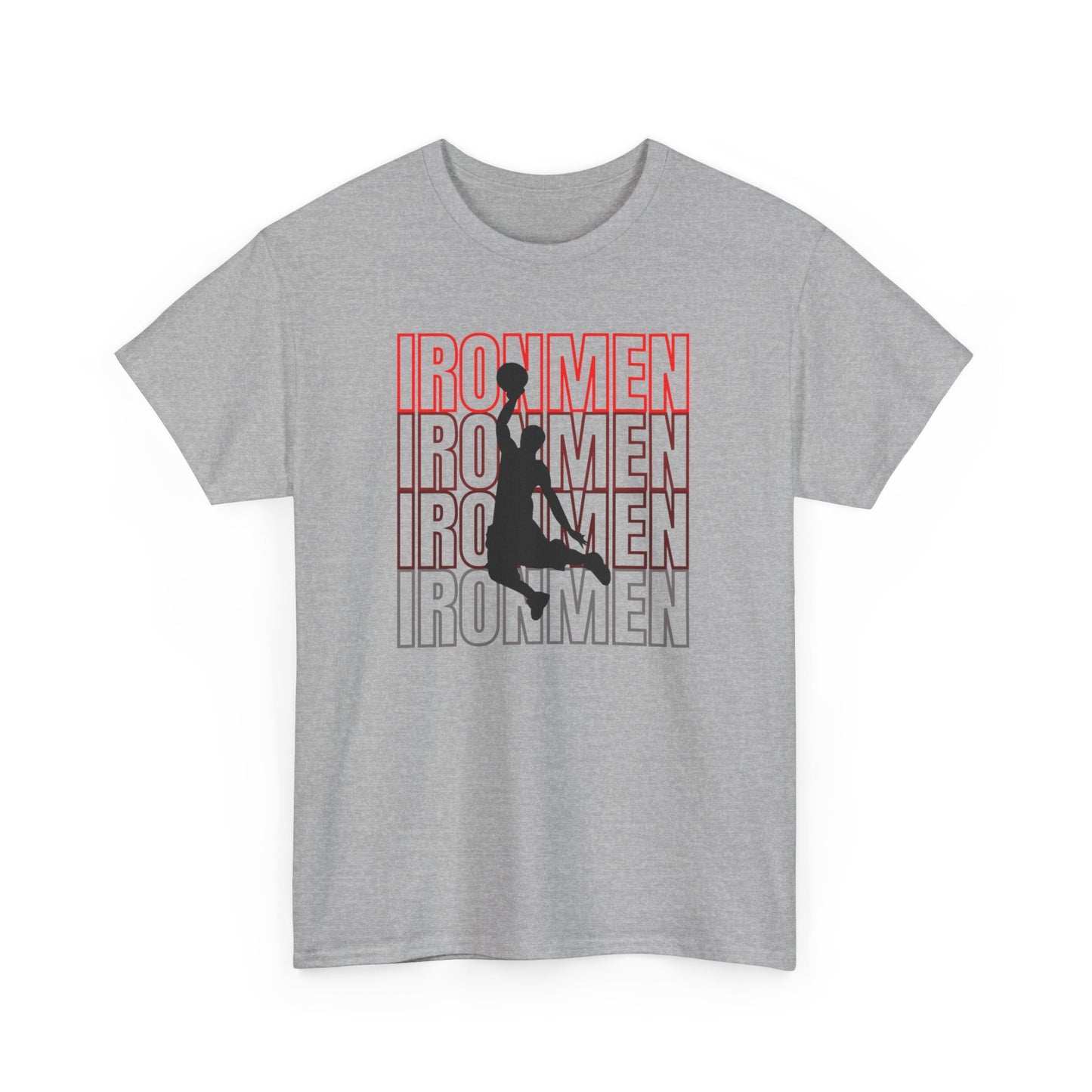 Ironmen Basketball Shirt Unisex Cotton Tee Basketball Shirt