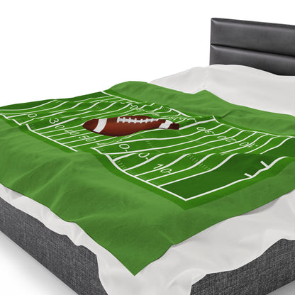 Football Blanket Velveteen Plush Blanket Cozy Blanket