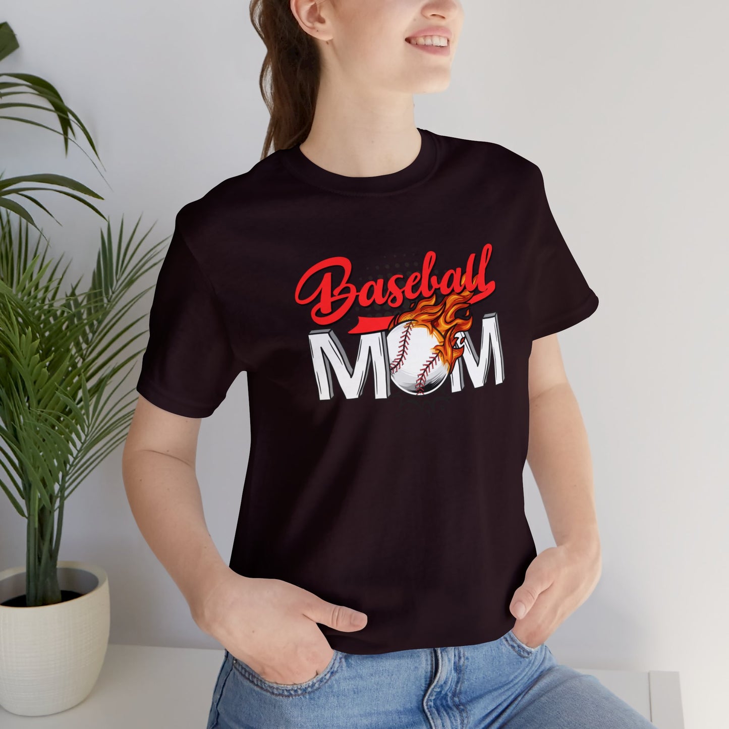 Baseball Mom Shirt, Baseball Shirt Jersey Short Sleeve Tee