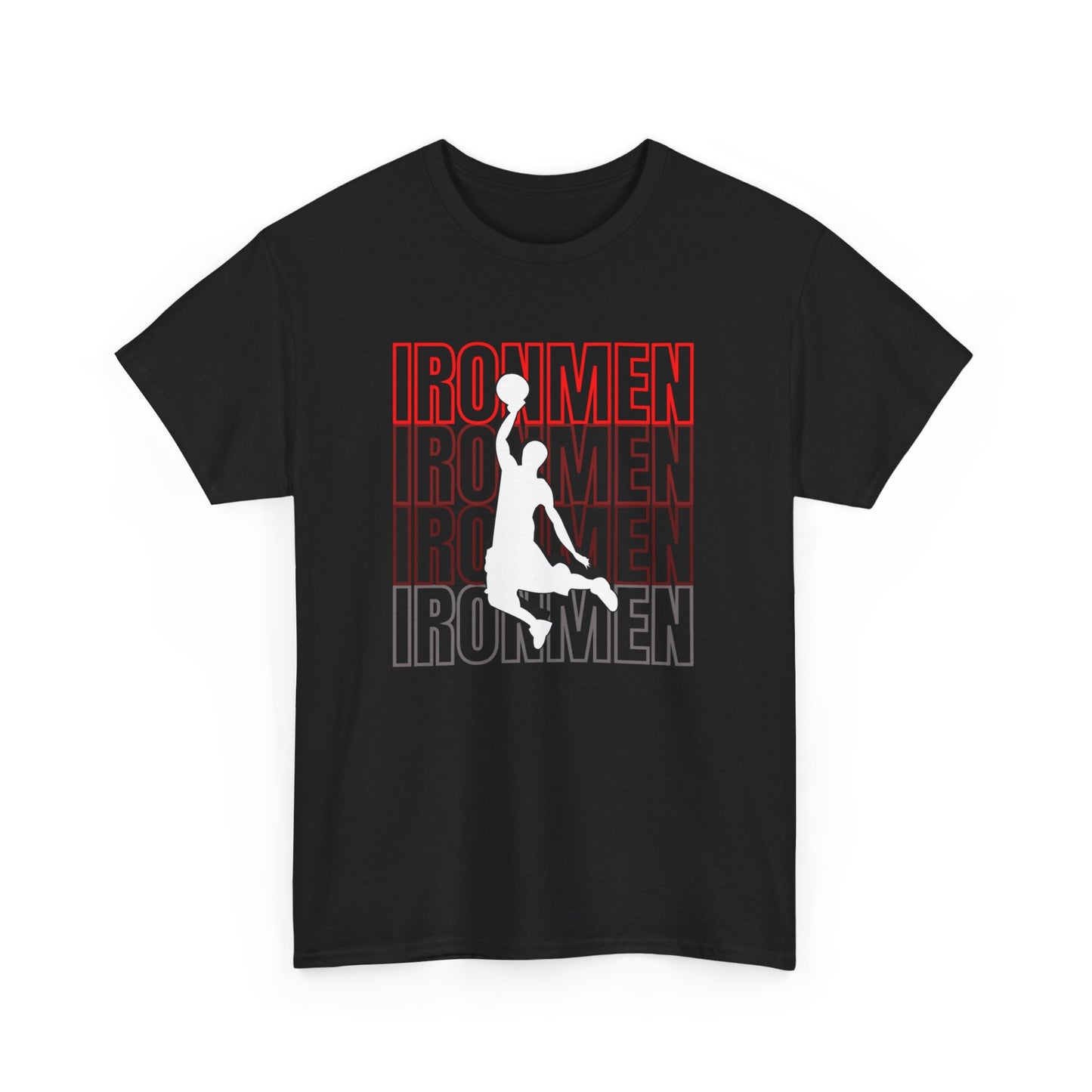 Ironmen Basketball Shirt Unisex Cotton Tee Basketball Shirt