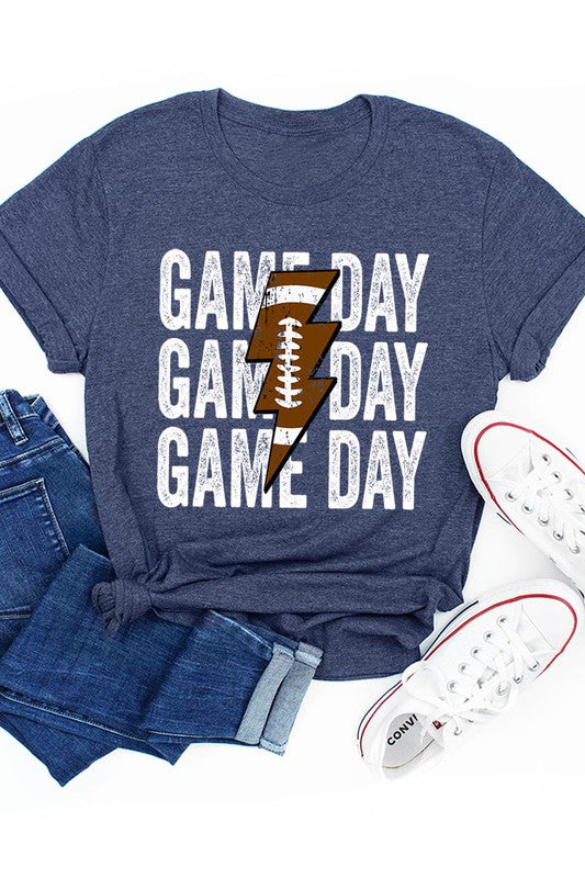 Football Game Day Unisex Short Sleeve Shirt Comfortable Women