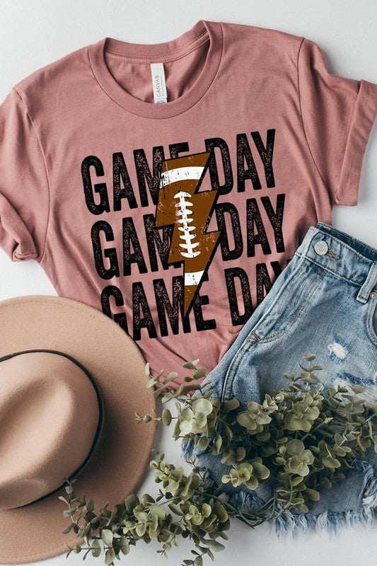 Football Game Day Unisex Short Sleeve Shirt Comfortable Women