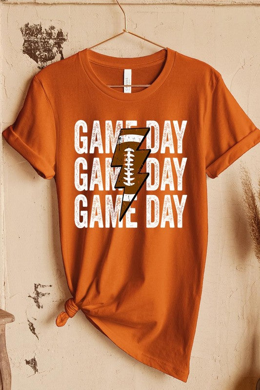 Football Game Day Unisex Short Sleeve Shirt Comfortable Women