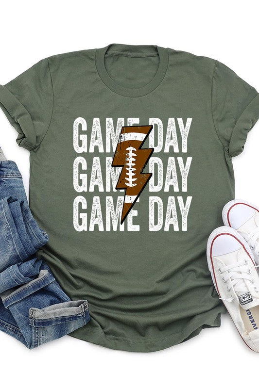 Football Game Day Unisex Short Sleeve Shirt Comfortable Women