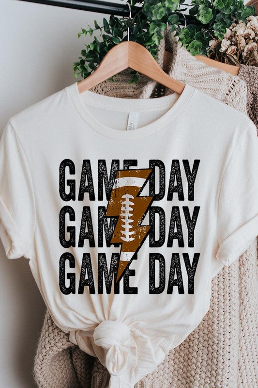 Football Game Day Unisex Short Sleeve Shirt Comfortable Women