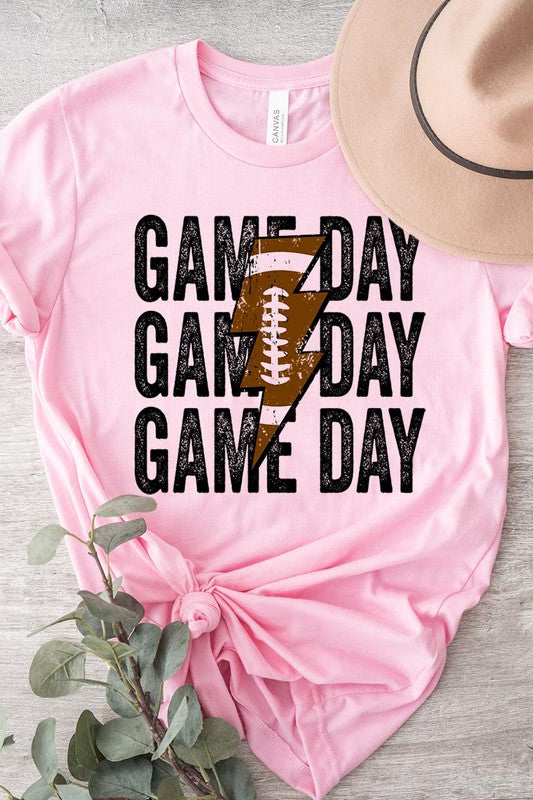 Football Game Day Unisex Short Sleeve Shirt Comfortable Women