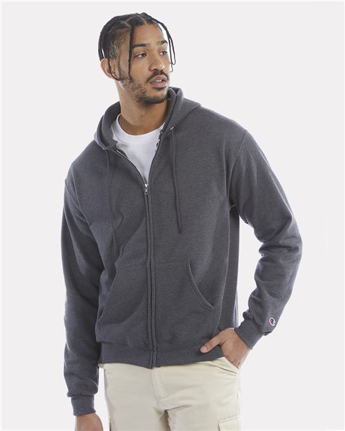 Champion Powerblend® Full-Zip Hooded Sweatshirt