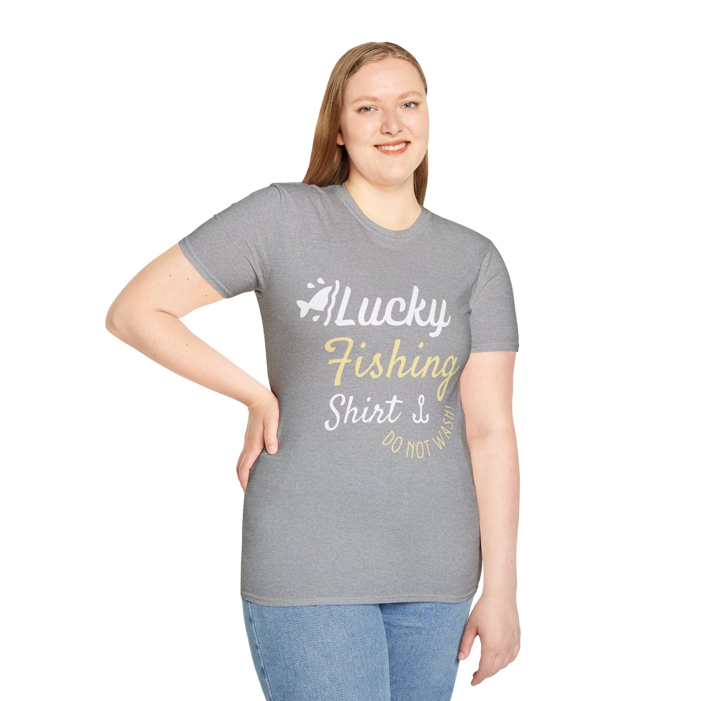 Lucky Fishing Shirt Unisex Softstyle T-Shirt